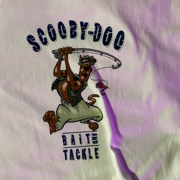 vintage 90s scooby-doo t shirt tackle and bait - Picture 2 of 4
